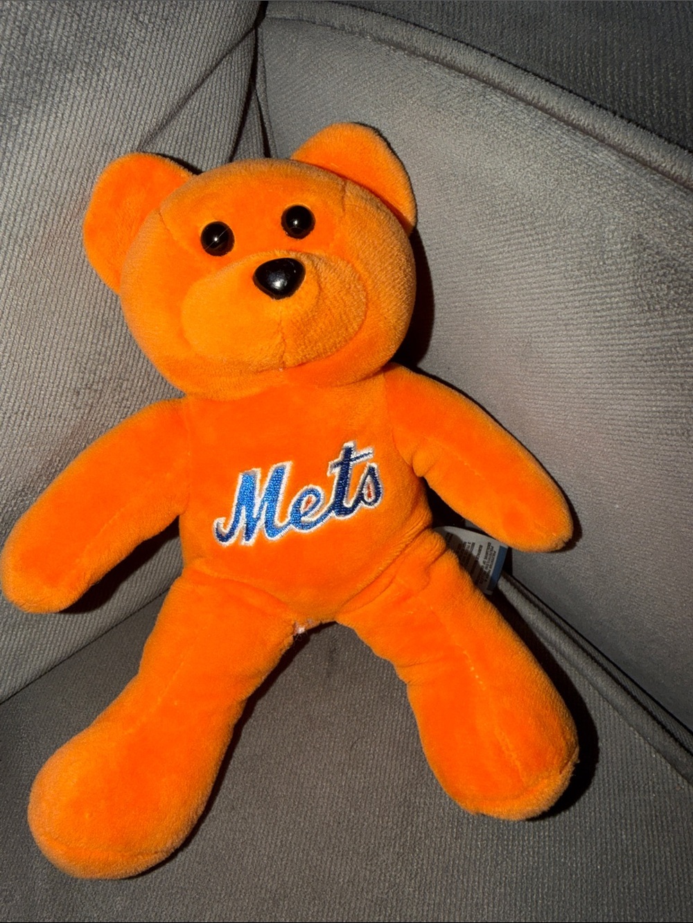 MLB NY METS DAVID WRIGHT HOFER BASEBALL RARE plush Teddy Bear - Orange Kids Toy
